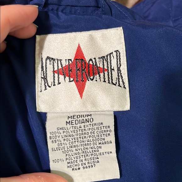 Blue Active Frontier Bomber Jacket - Picture 2 of 4